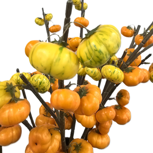 Ornements <span class=keywords><strong>de</strong></span> <span class=keywords><strong>fruits</strong></span> <span class=keywords><strong>artificiels</strong></span> <span class=keywords><strong>haut</strong></span> <span class=keywords><strong>de</strong></span> <span class=keywords><strong>gamme</strong></span> en forme <span class=keywords><strong>de</strong></span> petite citrouille, branches <span class=keywords><strong>de</strong></span> citrouille au toucher réel pour la décoration <span class=keywords><strong>de</strong></span> la maison, des mariages et des fêtes - Product Image 5