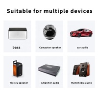 Receptor Bluetooth BT5.3 con Salida USB, Adaptador de Audio para Auto con Micrófono, Adaptador Receptor Bluetooth Aux para Llamadas