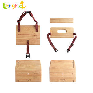 Table et sièges Siège d'appoint en bois non assemblé avec finition naturelle - Product Image 5