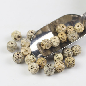 Bodhi Seed Beads 10mm Natural Stone <b>Ball</b> Shape For DIY <b>Bracelet</b> Buddhist Jewelry Accessories 108 Pieces - Product Image 1