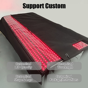 Terapia a Luce Rossa con Oltre <span class=keywords><strong>2000</strong></span> LED, Coperta LED per Terapia Corpo Intero, Tappetino a Infrarossi 850nm, Capsula a Infrarossi per Terapia - Product Image 4