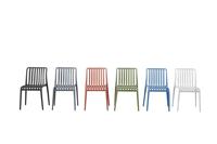 Chaise de salle à manger ergonomique moderne en plastique vert, légère, empilable, pour l'extérieur et l'intérieur, idéale pour la maison, l'hôtel, l'appartement