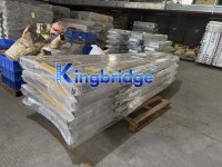 Échelle plateforme industrielle en aluminium Kingbridge à quatre roues avec mains courantes, haute qualité, 4 marches, mobile, 200 kg, pour supermarché et extérieur