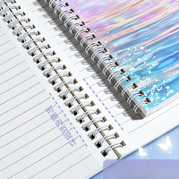 Carnet à spirale A5 Xiaohongshu, carnet de notes frais et élégant de haute qualité, ligné horizontalement, facile à déchirer