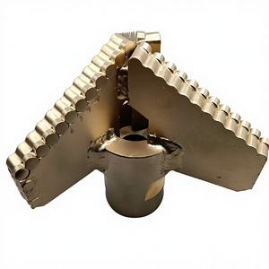 מקדח <span class=keywords><strong>PDC</strong></span> בעל 3 כנפיים במהירות גבוהה של Speedmade, מקדחי גרירה, מקדח קרביד עם חותך קבוע, מקדח גירוד, מקדח קעור ללא ליבה, מטריקס מחושל, בצבע זהב - Product Image 4