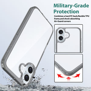 Vente chaude anti-rayures Mobile Cell Acrylique Phone Case Cover Cases Pour <span class=keywords><strong>iPhone</strong></span> 16 Case - Product Image 5