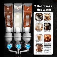Machine à café instantanée de qualité commerciale MiaoQue 308F avec méthode de mélange hybride, distributeur d'eau à bouton dédié, garantie de 2 ans