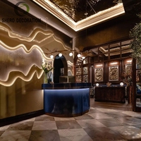 Kreative High End Pub Bar Theke LED Tisch Nachtclub Wein Wand Display Showcase Lounge Bar Design Restaurant Möbel Design