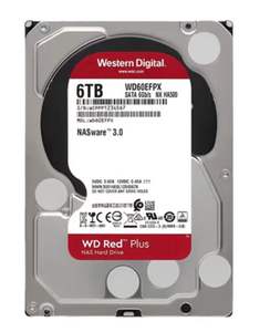 WD60EFPX 7200RPM <span class=keywords><strong>6TB</strong></span> <span class=keywords><strong>Red</strong></span> <span class=keywords><strong>Plus</strong></span> NAS Disco duro Clase SATA 6 Gb/s 256MB Cache 3,5 pulgadas HDD interno para aplicaciones de servidor de PC - Product Image 1