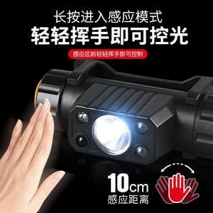 Linterna frontal Led recargable, cuerpo de aleación de aluminio, resistente al agua, portátil, duradera, para pesca nocturna, minería, uso al aire libre - Product Image 5