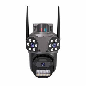 <span class=keywords><strong>New</strong></span> 3MP 3 ống kính CCTV màu tầm nhìn ban đêm an ninh mạng nhà thông minh không dây ngoài trời PTZ ngoài trời icsee App Xmeye Ip camera wifi - Product Image 1