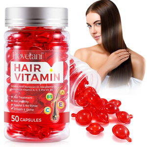 FROVETANI Melembapkan Secara Mendalam Menutrisi Menghaluskan Menyehatkan Minyak Perawatan Rambut <span class=keywords><strong>Vitamin</strong></span> C E Kapsul Softgel Kapsul <span class=keywords><strong>Vitamin</strong></span> Rambut B5 - Product Image 5