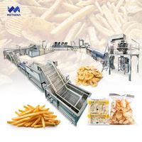 Machine de fabrication de chips de pommes de terre entièrement automatique pour la production de frites au Pakistan