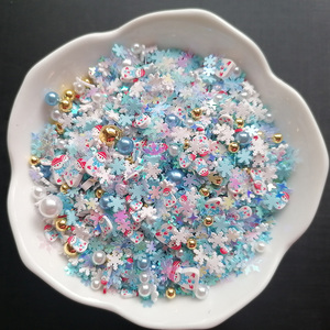 1kg DIY Craft Slime sprinkles giáng sinh Snowman bông tuyết Acrylic Hạt Ngọc Trai Mix Polymer đất sét sprinkles lát - Product Image 6