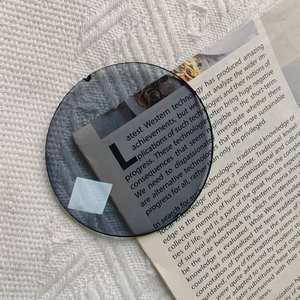 1,49 UV400 Grey HC Resina Visión única Revestimiento duro Lentes Gafas de sol ópticas con excelente protección UV - Product Image 5