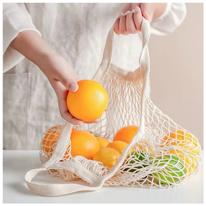 Qualité supérieure <span class=keywords><strong>Pas</strong></span> <span class=keywords><strong>Cher</strong></span> Réutilisable Écologique Maille Épicerie Sac Fruits Légumes Produire Crochet Coton Net Sac - Product Image 3