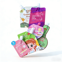 Sachets à bec verseur personnalisés Haodong pour cosmétiques, échantillons de recharge imprimés, sachets de lotion et de crème solaire pour produits cosmétiques