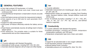 M310T Çok Parametreli Analiz Cihazı Laboratuvar Taşınabilir Cihazları, Su Kalitesi Testi - Product Image 4