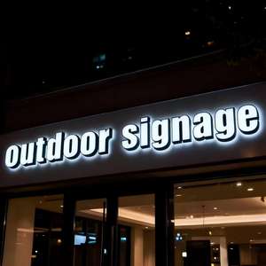 Enseigne lumineuse de devanture de magasin, logo 3D personnalisé, lettres rétroéclairées, enseigne publicitaire extérieure imperméable pour signalisation extérieure - Product Image 4