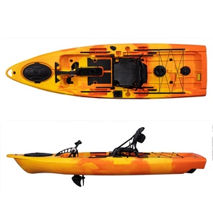 Nouveau Kayak de Pêche Rotatif de 11 pieds de Haute Qualité avec Propulseur, Large et Stable, pour la Mer - En Vente - Product Image 2