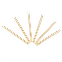 Baguettes en bambou rondes emballées individuellement, fabrication sur mesure, vente en gros, prix bas