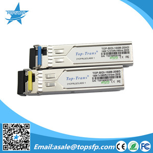 โมดูลออปติคอล Top-Trans 155M Bidi ระยะ 20 กม. ตัวรับส่งสัญญาณ SFP แบบไฟเบอร์เดี่ยวสองทิศทาง - Product Image 4