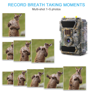 Caméra de surveillance solaire <span class=keywords><strong>MMS</strong></span>/SMTP/FTP avec vision nocturne pour la recherche sur la faune et les applications de chasse, avec transmission d'images à distance 4G - Product Image 5