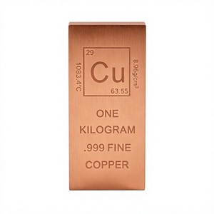 One Kilogram .999 Fine Copper <b>Bar</b> Cu Periodic <b>Table</b> Engraved Non Alloy <b>Square</b> Ingot For Collection copper bullion <b>bar</b> - Product Image 1