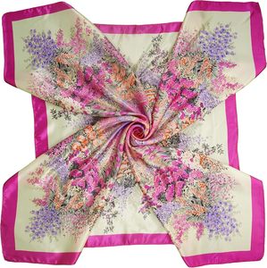 Pañuelo de Seda de Lujo 100% Seda de Morera para Mujer, Pañuelo Cuadrado de Seda de Alta Calidad con Logotipo Personalizado, Accesorios para Bolsos, Tamaño Pequeño - Product Image 5