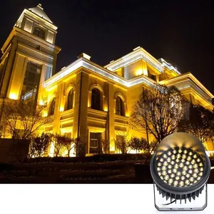 LED açık alan su geçirmez projektör duvar yıkama açık renk yuvarlak otel villa peyzaj aydınlatma ağacı bahçe aydınlatması çim spot