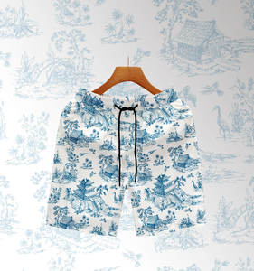 מכנסי ים לגברים עם לוגו/דוגמא בהתאמה אישית, קיציים, רכים, בגזרה בינונית, ידידותיים לסביבה, ייבוש מהיר ונושמים - Product Image 4