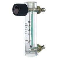 Portable Acrylique Panneau Gaz Débit Régulateur D'oxygène Rotamètre Jauge De Débit air Gaz Eau Liquide Mesure Gamme Rotamètre Débitmètre