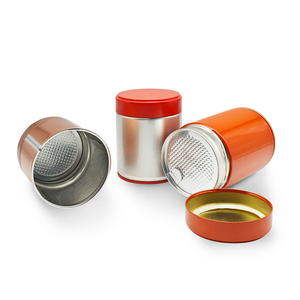 Custom 50g/100g/200g/300g Loose Tea <strong>Tin</strong> Cans Container <strong>Small</strong> Matte Square Black <strong>Tins</strong> Box Luxury Matcha <strong>Tin</strong> - Product Image 2