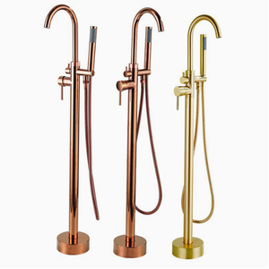Grifo <span class=keywords><strong>de</strong></span> Bañera Independiente Popular, Grifo Mezclador <span class=keywords><strong>de</strong></span> <span class=keywords><strong>Suelo</strong></span> para <span class=keywords><strong>Baño</strong></span> con <span class=keywords><strong>Ducha</strong></span> Manual - Product Image 1