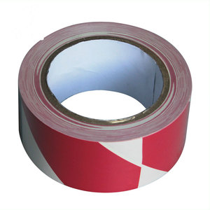 เทปพีวีซีกันน้ำสำหรับงานจราจร เทปเตือนภัยสำหรับพื้นอุตสาหกรรมแบบหนา เสริมความแข็งแรง ติดแน่นด้วยแรงกด - Product Image 3