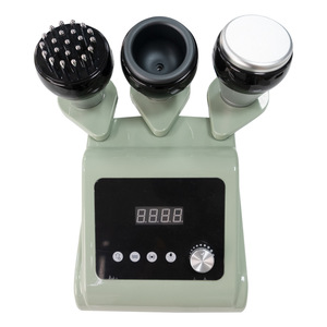 Appareil de thérapie électrique des méridiens avec trois têtes, outil de massage Gua Sha à ventouses à pression négative pour la détoxification du corps et le soulagement de la douleur - Product Image 1