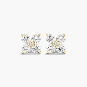 Classic Custom 925 <b>Sterling</b> <b>Silver</b> Moissanite Diamond <b>Stud</b> Earrings Fine Jewelry for Women Luxury Wedding Anniversary Birthday - Product Image 6