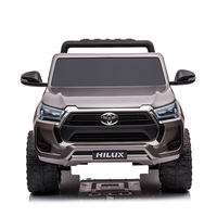 SUV électrique pour enfants sous licence, monoplace, avec télécommande, 4 roues motrices, voiture jouet à batterie 12V/24V commutable