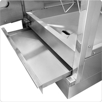 Four à poulet électrique en acier inoxydable pour restaurant commercial, nouveau rôtissoire rotatif pour boulangerie, alimentation au gaz avec nouveau moteur