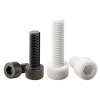 Harga pabrik OEM/ODM DIN 912 M20 M30 M36 SKT kepala sekrup segi enam GB70 plastik hitam PA66 baut nilon segi enam