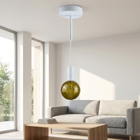 Lámpara Colgante Española Posmoderna de 220V, Iluminación de Cristal para Hotel, Lámpara Colgante Moderna para el Hogar