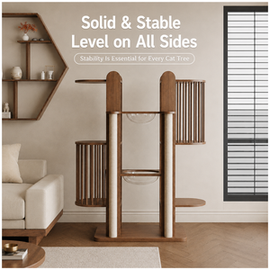 <span class=keywords><strong>Arbre</strong></span> <span class=keywords><strong>à</strong></span> <span class=keywords><strong>chat</strong></span> en bois multicouche avec griffoir, livraison rapide et économique - Product Image 3