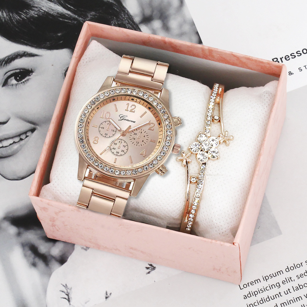 Rose gold watch bracelet box/3pcs