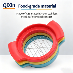 Coupe-œufs multifonctionnel 3-en-1 en acier inoxydable écologique – Diviseur d'œufs de style coréen, compatible lave-vaisselle pour la moitié ou la sectionnement des œufs durs - Product Image 3
