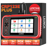 Escáner de Diagnóstico para Autos CRP123E PLUS, OBD2, Sistema Completo, Pantalla LCD Roja, Bluetooth, Herramienta Universal