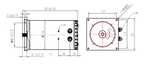 OEM disponible <span class=keywords><strong>72V</strong></span> 2000W <span class=keywords><strong>Motor</strong></span> de CC hidráulico Conmutación de cepillo de baja corriente Construcción impermeable Imán permanente para carretillas elevadoras - Product Image 5