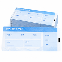 Papier thermique offset de haute qualité pour impression couleur personnalisée, carton couché, carte d'embarquement pour aéroport, voyage aérien, compagnie aérienne