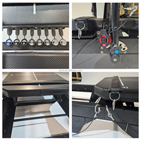 Équipement d'entraînement de yoga haut de gamme Megaree, machine de Pilates Reformer en aluminium noir