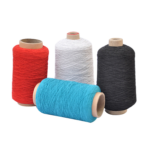 Màu sợi sản xuất tái chế chủ đề đan cao su Latex bao phủ sợi - Product Image 2