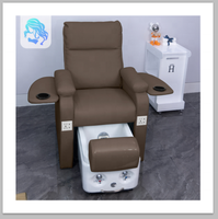 Chaise de pédicure moderne de luxe pour les salons de manucure repose-pieds Spa réglable Caractéristiques de massage pour le salon des cils